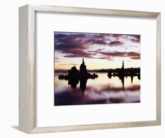 California, Sierra Nevada, Tufa Formations at Mono Lake at Sunrise-Christopher Talbot Frank-Framed Photographic Print