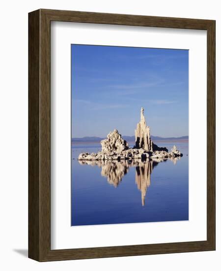 California, Sierra Nevada, Tufa Formations Reflecting in Mono Lake-Christopher Talbot Frank-Framed Photographic Print