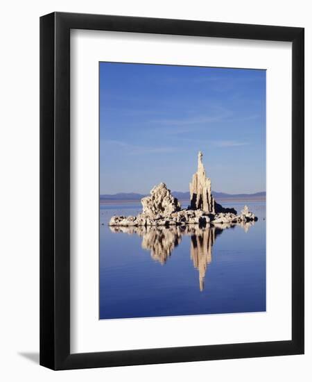 California, Sierra Nevada, Tufa Formations Reflecting in Mono Lake-Christopher Talbot Frank-Framed Photographic Print