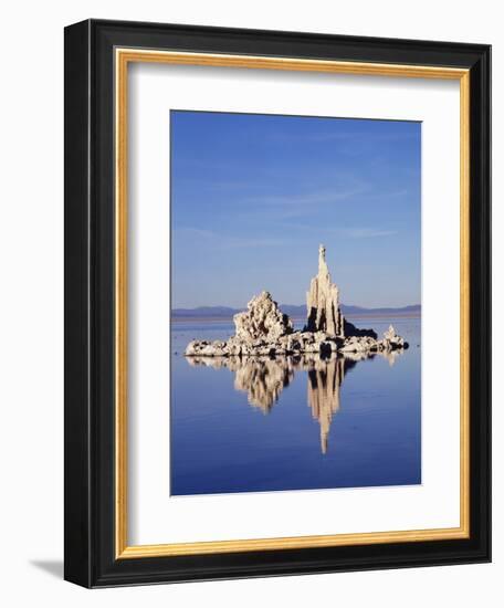 California, Sierra Nevada, Tufa Formations Reflecting in Mono Lake-Christopher Talbot Frank-Framed Photographic Print