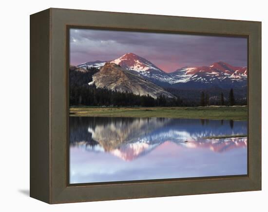 California, Sierra Nevada, Yosemite, Lembert Dome and Tuolumne River-Christopher Talbot Frank-Framed Premier Image Canvas