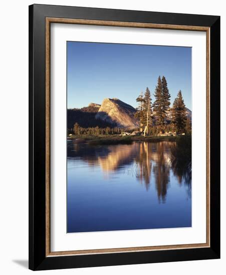 California, Sierra Nevada, Yosemite National Park, Lembert Dome on Tuolumne River-Christopher Talbot Frank-Framed Photographic Print