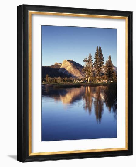 California, Sierra Nevada, Yosemite National Park, Lembert Dome on Tuolumne River-Christopher Talbot Frank-Framed Photographic Print