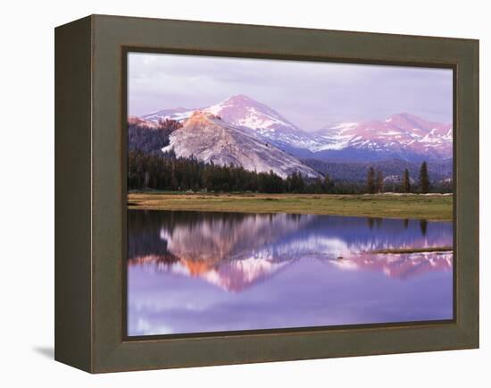 California, Sierra Nevada, Yosemite National Park, Lembert Dome on Tuolumne River-Christopher Talbot Frank-Framed Premier Image Canvas