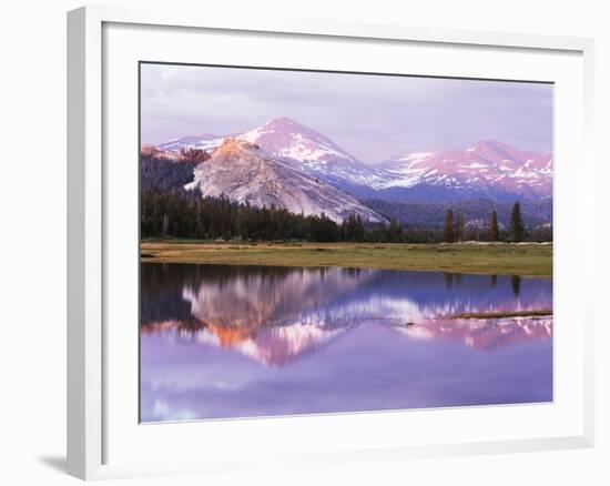 California, Sierra Nevada, Yosemite National Park, Lembert Dome on Tuolumne River-Christopher Talbot Frank-Framed Photographic Print