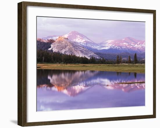 California, Sierra Nevada, Yosemite National Park, Lembert Dome on Tuolumne River-Christopher Talbot Frank-Framed Photographic Print