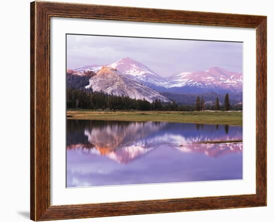 California, Sierra Nevada, Yosemite National Park, Lembert Dome on Tuolumne River-Christopher Talbot Frank-Framed Photographic Print