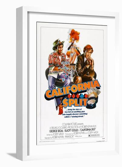 California Split, Elliott Gould, George Segal, 1974-null-Framed Art Print