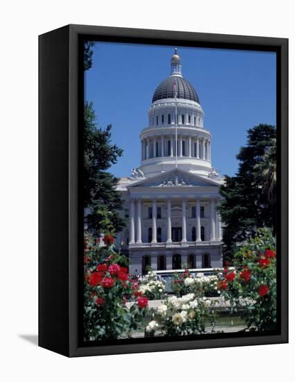 California State Capitol Building, Sacramento, California-Peter Skinner-Framed Premier Image Canvas