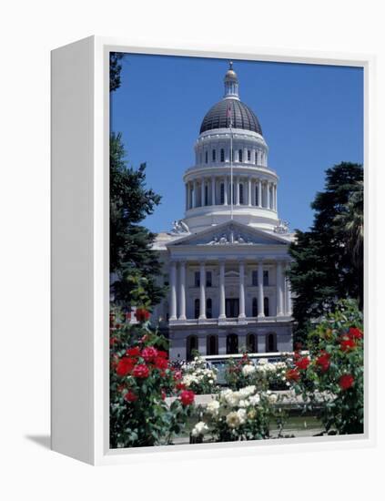 California State Capitol Building, Sacramento, California-Peter Skinner-Framed Premier Image Canvas