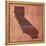 California State Words-David Bowman-Framed Premier Image Canvas