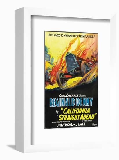 California Straight Ahead - 1925-null-Framed Giclee Print