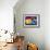 California Sunset-Abstract Graffiti-Framed Giclee Print displayed on a wall