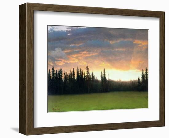 California Sunset-Albert Bierstadt-Framed Giclee Print