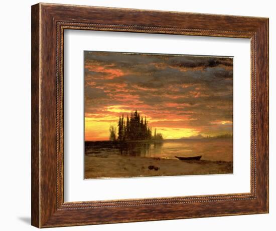 California Sunset-Albert Bierstadt-Framed Giclee Print