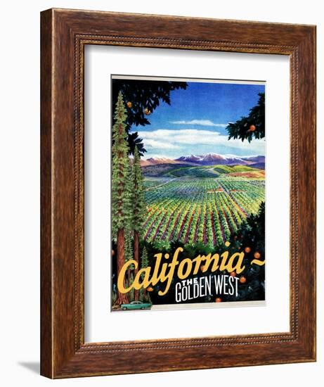 California - The Golden West-null-Framed Giclee Print