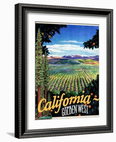 California - The Golden West-null-Framed Giclee Print