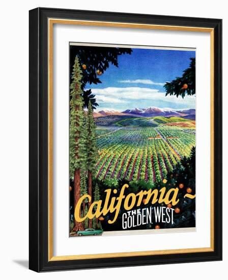 California - The Golden West-null-Framed Giclee Print