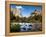 California, the Merced River, El Capitan, and Cathedral Rocks in Yosemite Valley-Ann Collins-Framed Premier Image Canvas