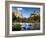 California, the Merced River, El Capitan, and Cathedral Rocks in Yosemite Valley-Ann Collins-Framed Photographic Print