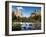 California, the Merced River, El Capitan, and Cathedral Rocks in Yosemite Valley-Ann Collins-Framed Photographic Print