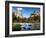 California, the Merced River, El Capitan, and Cathedral Rocks in Yosemite Valley-Ann Collins-Framed Photographic Print