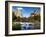 California, the Merced River, El Capitan, and Cathedral Rocks in Yosemite Valley-Ann Collins-Framed Photographic Print