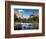 California, the Merced River, El Capitan, and Cathedral Rocks in Yosemite Valley-Ann Collins-Framed Photographic Print