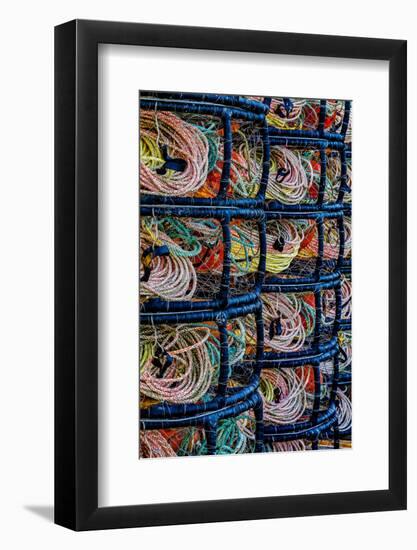 California, USA, Crescent City, Crescent City Marina-Joe Restuccia III-Framed Photographic Print