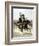 California Vaquero Galloping to Lasso a Steer, c.1800-null-Framed Giclee Print