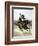 California Vaquero Galloping to Lasso a Steer, c.1800-null-Framed Giclee Print