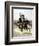 California Vaquero Galloping to Lasso a Steer, c.1800-null-Framed Giclee Print