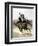 California Vaquero Galloping to Lasso a Steer, c.1800-null-Framed Giclee Print