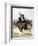 California Vaquero Galloping to Lasso a Steer, c.1800-null-Framed Giclee Print