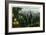 California - View of a Californian Anomaly, Snow-Capped Mountains and Orange Groves, c.1921-Lantern Press-Framed Art Print