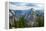 California, Yosemite National Park, Half Dome, North Dome and Mount Watkins-Bernard Friel-Framed Premier Image Canvas