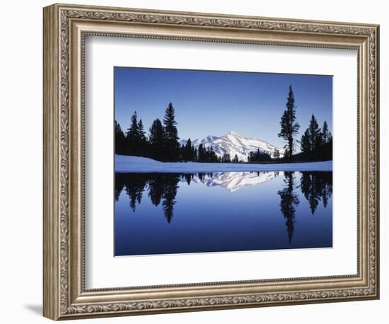 California, Yosemite National Park, Mammoth Peak and Tarn at Tioga Pass-Christopher Talbot Frank-Framed Photographic Print