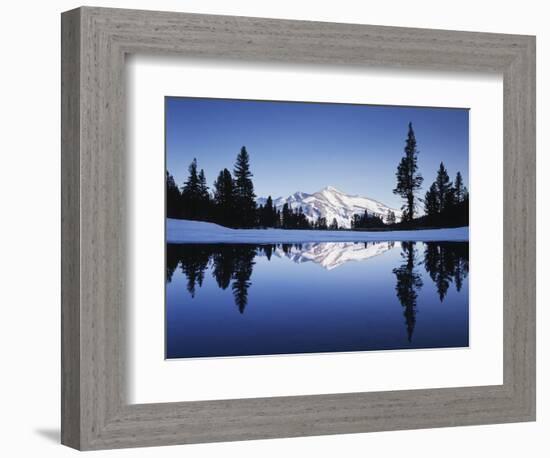 California, Yosemite National Park, Mammoth Peak and Tarn at Tioga Pass-Christopher Talbot Frank-Framed Photographic Print