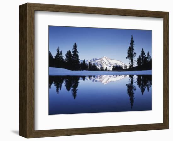 California, Yosemite National Park, Mammoth Peak and Tarn at Tioga Pass-Christopher Talbot Frank-Framed Photographic Print