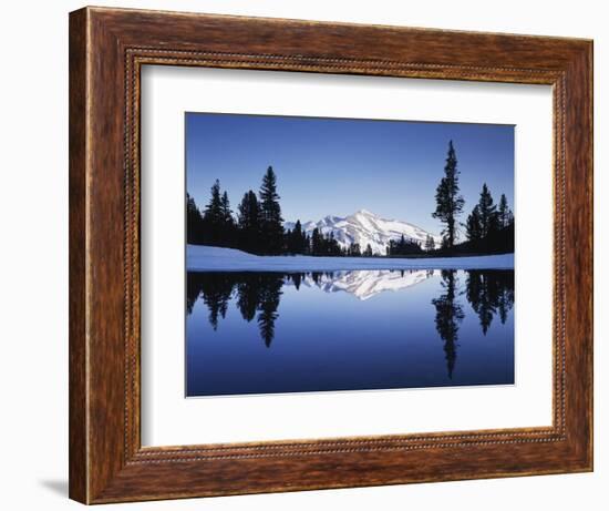 California, Yosemite National Park, Mammoth Peak and Tarn at Tioga Pass-Christopher Talbot Frank-Framed Photographic Print