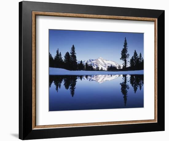 California, Yosemite National Park, Mammoth Peak and Tarn at Tioga Pass-Christopher Talbot Frank-Framed Photographic Print