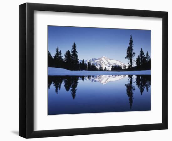 California, Yosemite National Park, Mammoth Peak and Tarn at Tioga Pass-Christopher Talbot Frank-Framed Photographic Print