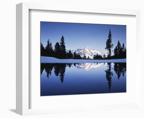 California, Yosemite National Park, Mammoth Peak and Tarn at Tioga Pass-Christopher Talbot Frank-Framed Photographic Print