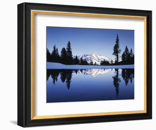 California, Yosemite National Park, Mammoth Peak and Tarn at Tioga Pass-Christopher Talbot Frank-Framed Photographic Print