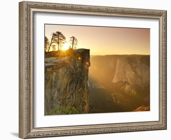 California, Yosemite National Park, Taft Point, El Capitan and Yosemite Valley, USA-Michele Falzone-Framed Photographic Print