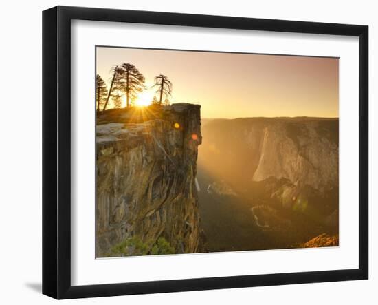 California, Yosemite National Park, Taft Point, El Capitan and Yosemite Valley, USA-Michele Falzone-Framed Photographic Print