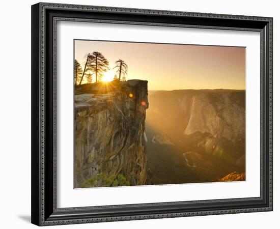 California, Yosemite National Park, Taft Point, El Capitan and Yosemite Valley, USA-Michele Falzone-Framed Photographic Print