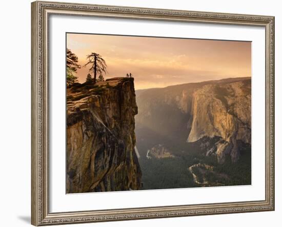 California, Yosemite National Park, Taft Point, El Capitan and Yosemite Valley, USA-Michele Falzone-Framed Photographic Print