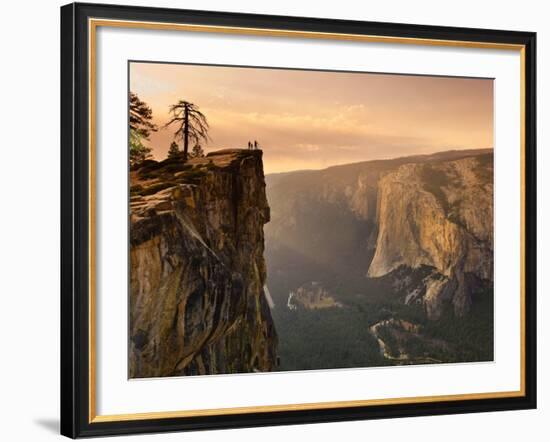 California, Yosemite National Park, Taft Point, El Capitan and Yosemite Valley, USA-Michele Falzone-Framed Photographic Print