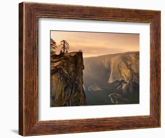 California, Yosemite National Park, Taft Point, El Capitan and Yosemite Valley, USA-Michele Falzone-Framed Photographic Print